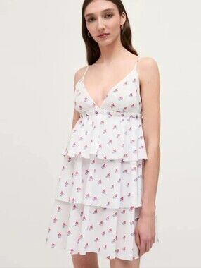 Hill House Home - Gigi Spaghetti Strap Mini Dress Love Boats Cotton - Large nwt